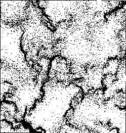 Représentation d'une configuration typique d'une multitude de collisions